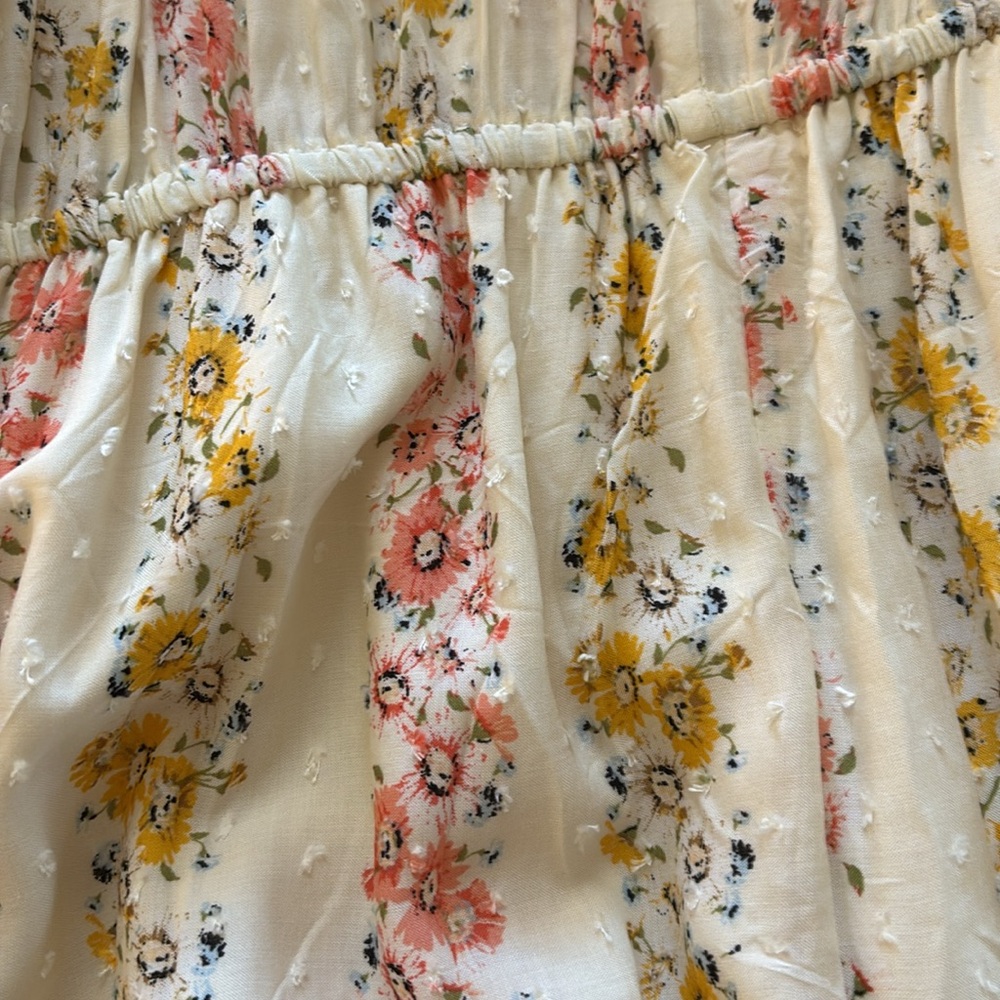 Hem & Thread Ruffle Floral Dress Size S - Picture 7 of 8